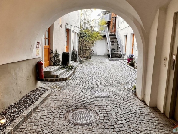 Blickwinkel Richtung Wohnungseingang