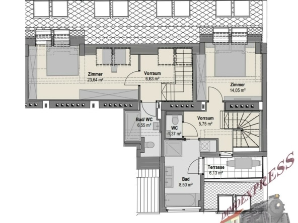 Grundriss DG 2